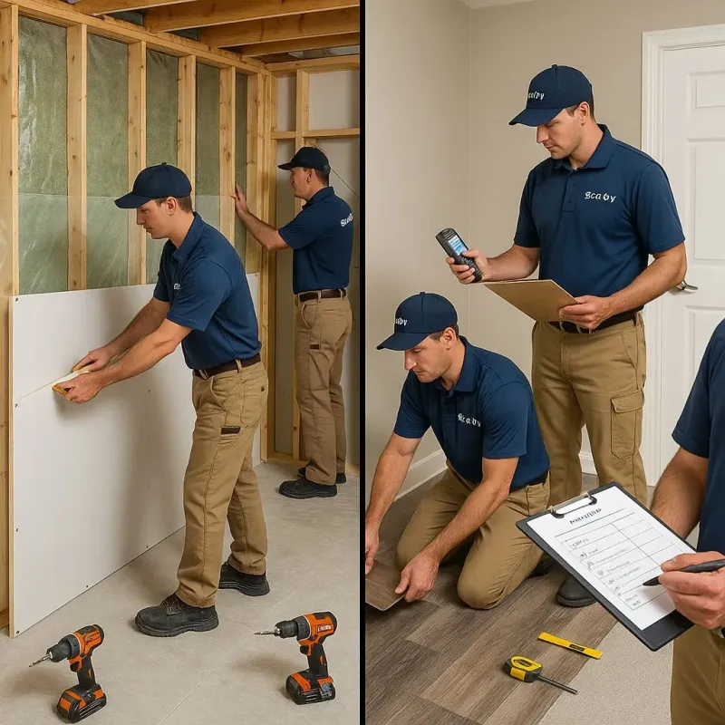 Repairs and Reconstruction process in Verde Village, AZ